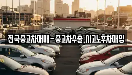 인천 동구 화수동 중고차 전문 전국중고차매매-중고차수출,사고노후차매입