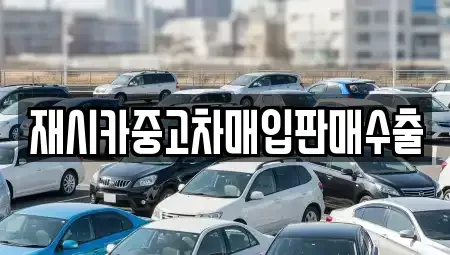 인천광역시 중구 전동 중고차 전문 재시카중고차매입판매수출