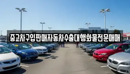 인천광역시 중구 전동 중고차매매 전문 중고차구입판매자동차수출대행화물전문매매