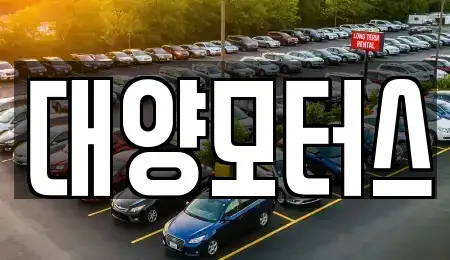 전남 목포시 금화동 중고차 전문 대양모터스