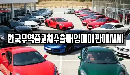전라남도 해남군 중고차매입 전문 한국무역중고차수출매입매매판매시세