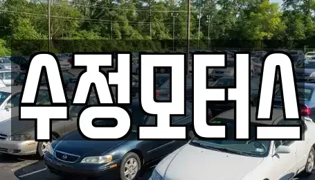 전북 무주군 중고차매매 전문 수정모터스