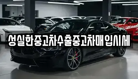 전북 전주시 덕진구 중동 중고차매입 전문 성실한중고차수출중고차매입시세