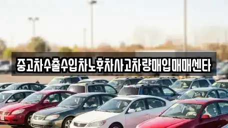 전북 전주시 덕진구 중동 중고차매입 전문 중고차수출수입차노후차사고차량매입매매센타