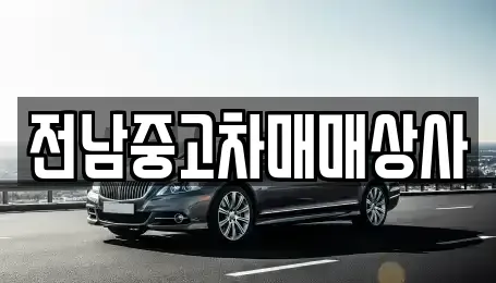 전북특별자치도 전주시 덕진구 호성동3가 중고차 전문 전남중고차매매상사