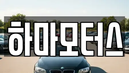 충남 아산시 음봉면 중고차 전문 하마모터스