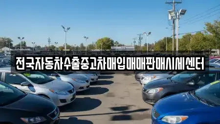 충청남도 보령시 중고차매입 전문 전국자동차수출중고차매입매매판매시세센터