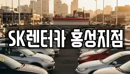 충청남도 예산군 장기렌트카 전문 SK렌터카 홍성지점